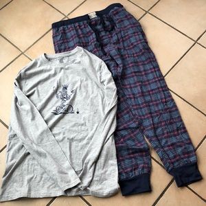 🎉🎊Host Pick🎊🎉 NWOT Lucky Brand sleepwear set flannel pant/LS top